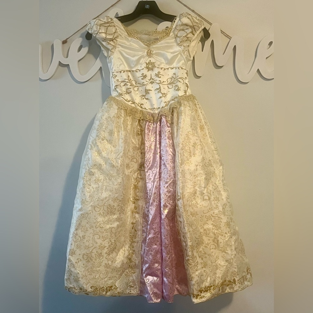Rapunzel  Gold and Pink Princess Dress